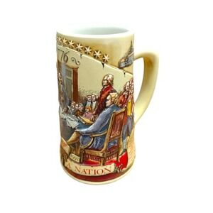 Vintage Miller High Life Beer Stein Mug Birth of a Nation 1992 Second in‎ Series